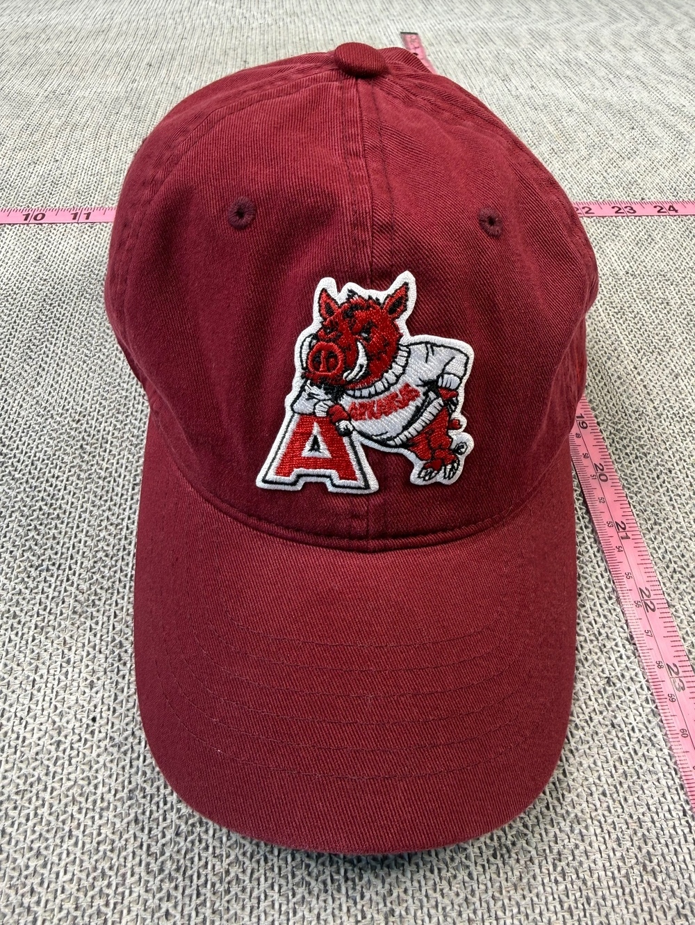 Arkansas Razorbacks Zephyr Baseball Cap Burgundy Unisex